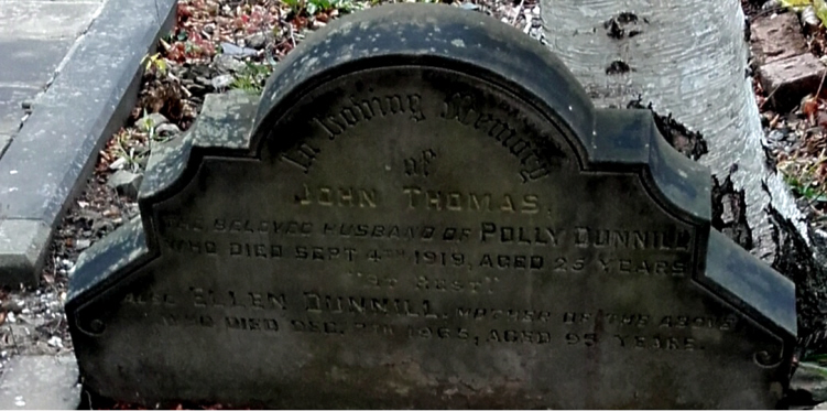 John T Dunnill grave